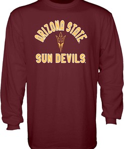Arizona State University Life Is Good Cool Tee - Get Your NCAA Shirts for Fans Now