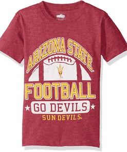 Arizona State University Short Sleeve Blend Tee - Full Size Gifts for NCAA Fans