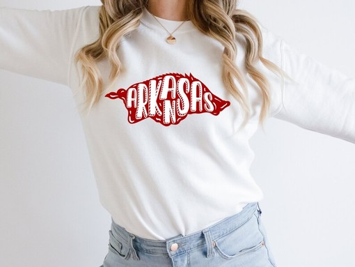Arkansas Football Shirt - University Of Arkansas Sweater, Razorbacks Sweatshirt, Go Hogs Sweater