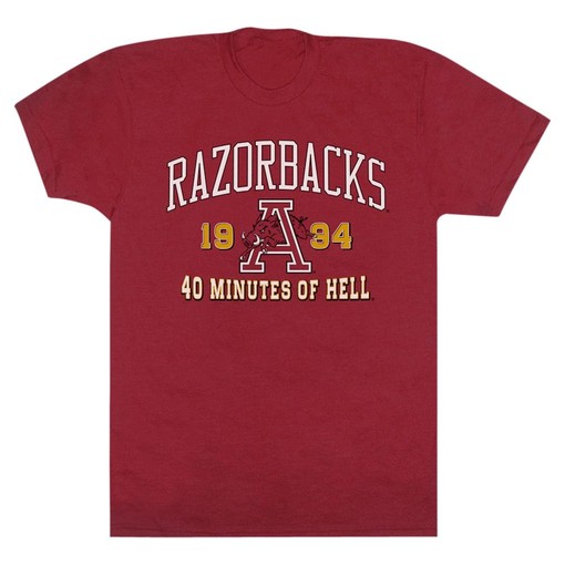 Arkansas Razorbacks: 40 Min Short Sleeve T-Shirt for NCAA Fans