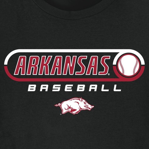Arkansas Razorbacks 50Th Title Short Sleeve T-Shirt - NCAA Football Fan Clothing - Unisex - Image 2