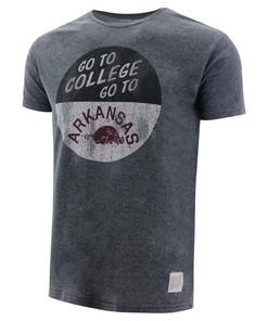 Arkansas Razorbacks College Button Short Sleeve Mock Twist T-Shirt - Hogs Shirt Gifts for Razorbacks Lovers