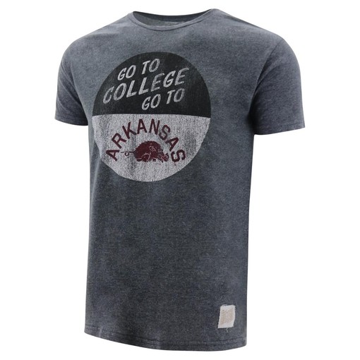 Arkansas Razorbacks College Button Short Sleeve Mock Twist T-Shirt - Hogs Shirt Gifts for Razorbacks Lovers