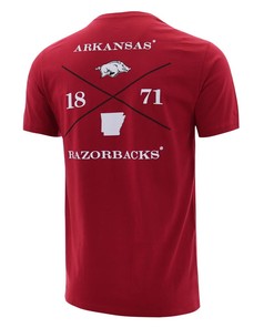 Arkansas Razorbacks: College Cross T-Shirt for NCAA Fans