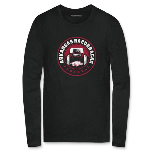 Arkansas Razorbacks Dad Shield Short Sleeve T-Shirt - NCAA Football Fan Clothing - Unisex