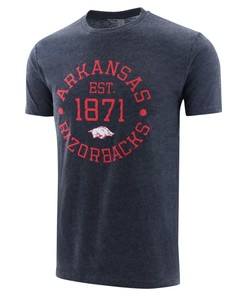 Arkansas Razorbacks Est Circle Unisex Sueded Shirt with State University Shirt