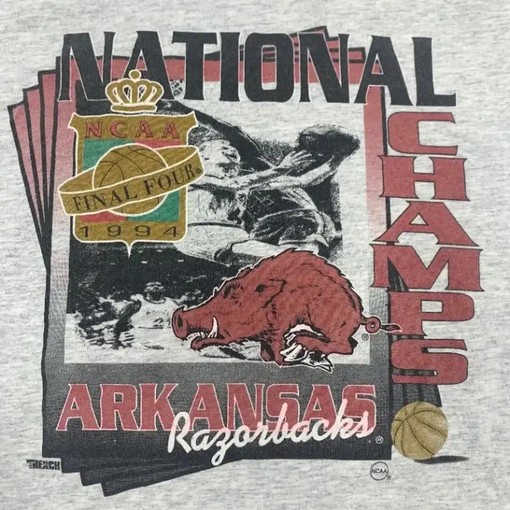 Arkansas Razorbacks Final Four T-Shirt Sweatshirt American Football Sweatshirt Sports Gifts - Vintage Style - Image 2