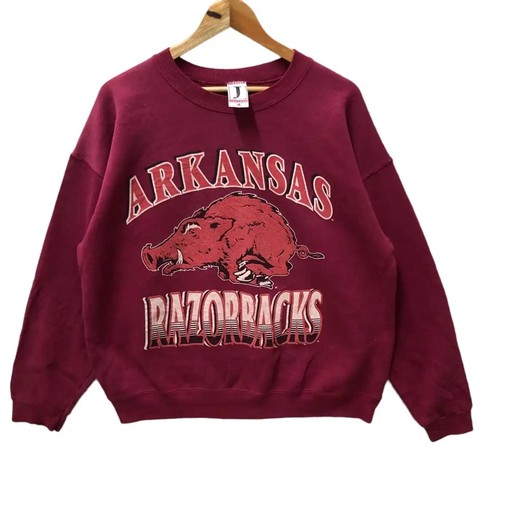 Arkansas Razorbacks Jostens Sportswear T-Shirt Sweatshirt American Football Sweatshirt Sports Gifts - Vintage Style