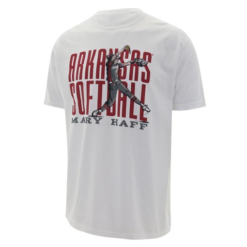 Arkansas Razorbacks Mary Haff Silhouette Short Sleeve T-Shirt - Hogs Shirt Gifts for Razorbacks Lovers