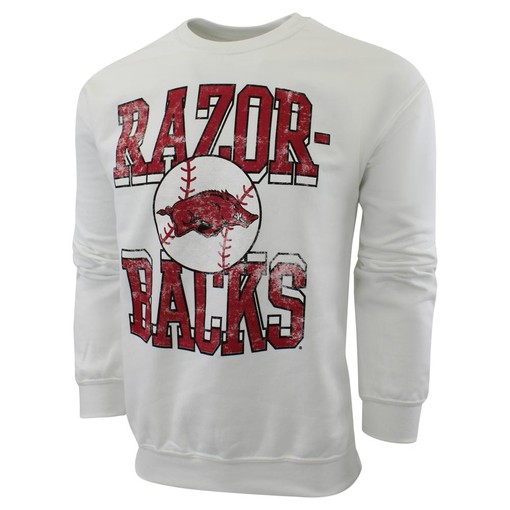 Arkansas Razorbacks Midday Tri-Blend Fleece Crew Sweatshirt for NCAA Fans