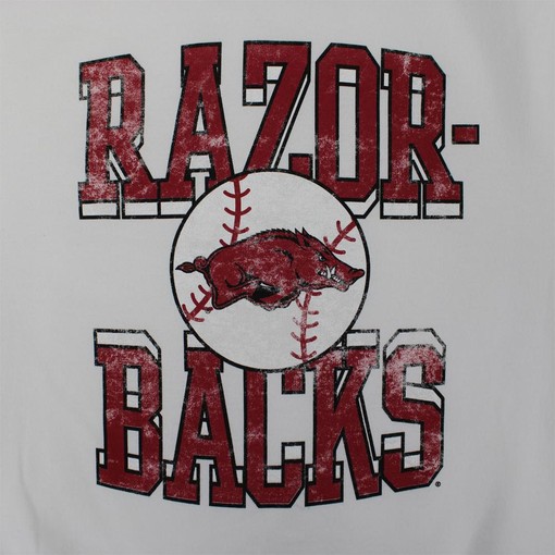 Arkansas Razorbacks Midday Tri-Blend Fleece Crew Sweatshirt for NCAA Fans - Image 2