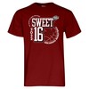 Arkansas Razorbacks NCAA Basketball Sweet 16 Short Sleeve T-Shirt with Retro NCAA Logo