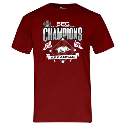 Arkansas Razorbacks SEC Conference Tournament Champs T-Shirt for Men with State University Shirt