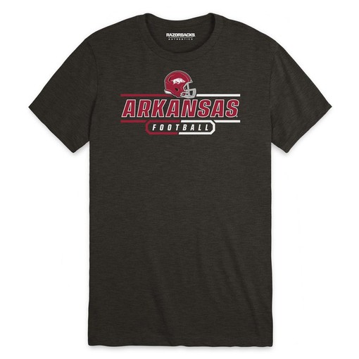 Arkansas Razorbacks Scrimmage Football Short Sleeve T-Shirt - Dark Cardinal Hogs Shirt Gifts for Razorbacks Lovers