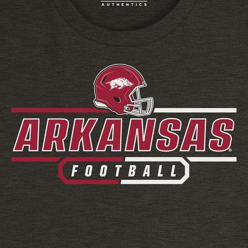 Arkansas Razorbacks Scrimmage Football Short Sleeve T-Shirt - Dark Cardinal Hogs Shirt Gifts for Razorbacks Lovers - Image 2