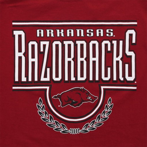 Arkansas Razorbacks Stripes Jersey Short Sleeve T-Shirt Cardinal - Hogs Shirt Gifts for Razorbacks Lovers - Image 2