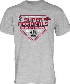 Arkansas Razorbacks Super Regionals T-Shirt with Sport Shirts Unisex