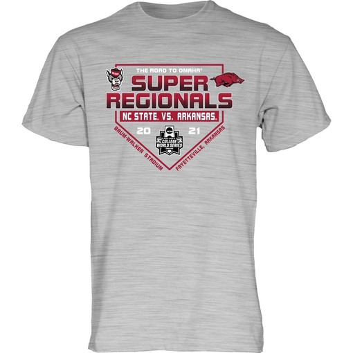 Arkansas Razorbacks Super Regionals T-Shirt with Sport Shirts Unisex