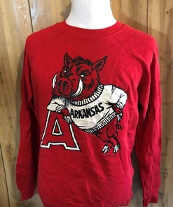 Arkansas Razorbacks Sweatshirt - Vintage University Of Arkansas Razorbacks NCAA Sweatshirt Classic 90S Shirt