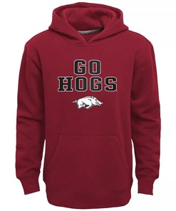 Arkansas Razorbacks Team Slogan Fleece Hoodie for Boys aged 8-20