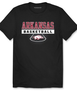 Arkansas Razorbacks Top of the Key Short Sleeve T-Shirt - Hogs Shirt Gifts for Razorbacks Lovers
