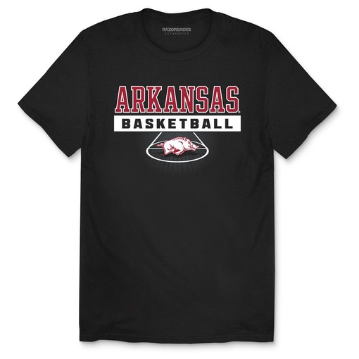 Arkansas Razorbacks Top of the Key Short Sleeve T-Shirt - Hogs Shirt Gifts for Razorbacks Lovers