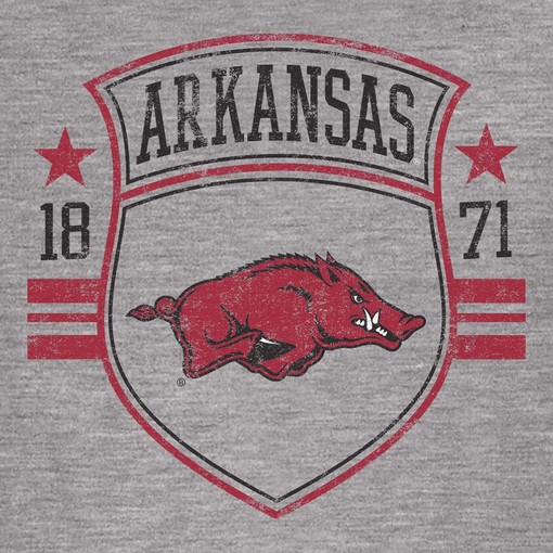 Arkansas Razorbacks Vintage Go Hogs Go Short Sleeve T-Shirt - NCAA Football Fan Apparel - Image 2