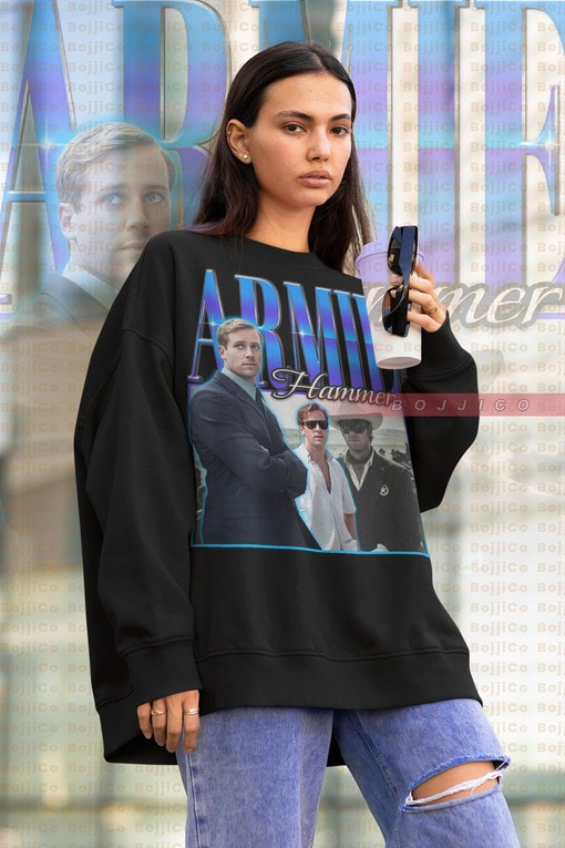 Armie Hammer Homage Sweatshirt, Retro Movie T-shirts for Men, Funny Movie Shirts for Fans