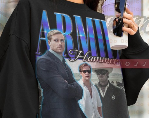 Armie Hammer Homage Sweatshirt, Retro Movie T-shirts for Men, Funny Movie Shirts for Fans - Image 4