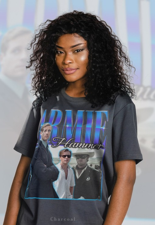 Armie Hammer Vintage Shirt - Classic Movie T-Shirts for Fans of Armie Hammer