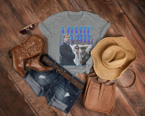 Armie Hammer Vintage Shirt - Classic Movie T-Shirts for Fans of Armie Hammer - Image 3