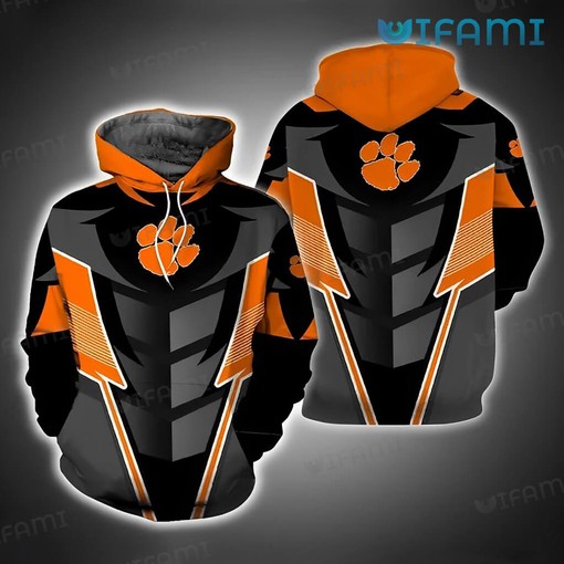 Armor Clemson Tigers All Over Print 3D Hoodie for Men and Women