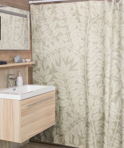 Art Nouveau Floral Patterns Shower Curtain, Eco-Friendly and Waterproof for Your Bathroom