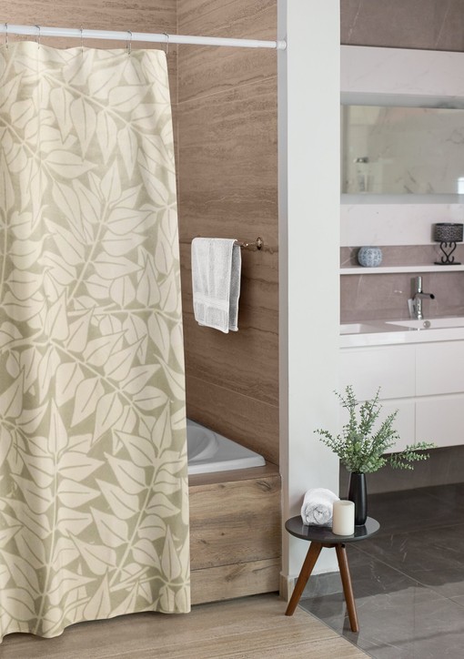 Art Nouveau Floral Patterns Shower Curtain, Eco-Friendly and Waterproof for Your Bathroom - Image 3