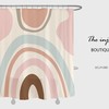 Artistic Color Shower Curtain - Waterproof with 12 Hooks and Custom Sizes Available