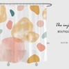 Artistic Colorful Ink Painting Shower Curtain, Beautiful Waterproof Bathroom Accessory, Customized Sizes for Unique Look