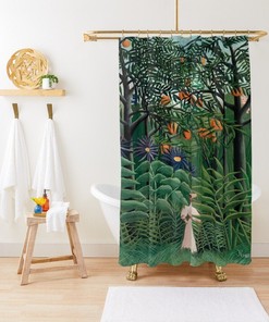 Artistic Matisse Shower Curtain - Eco-Friendly and Waterproof with Boho Bath Decor