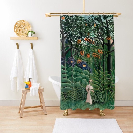 Artistic Matisse Shower Curtain - Eco-Friendly and Waterproof with Boho Bath Decor