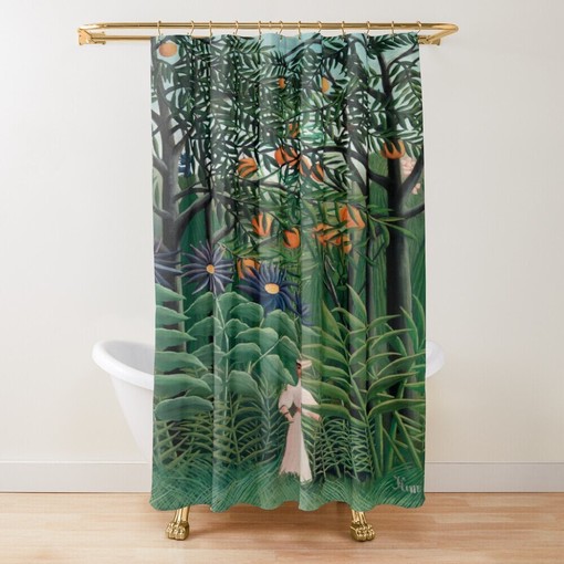 Artistic Matisse Shower Curtain - Eco-Friendly and Waterproof with Boho Bath Decor - Image 2