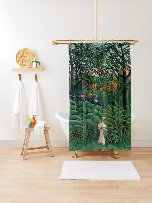 Artistic Matisse Shower Curtain - Eco-Friendly and Waterproof with Boho Bath Decor - Image 3