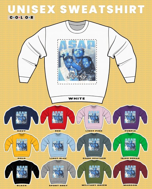 Asap Rocky Retro 90s Tee - Movie Fans Gifts for Hip-Hop Music Lovers - Image 3