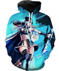 Ashe Frost Archer League Of Legends All Over Print 3D Hoodie