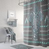 At Home Shower Curtains Boho Elephant Shower Curtain