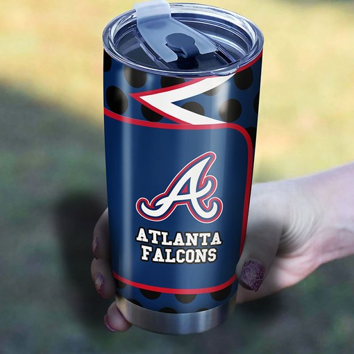 Atlanta Braves MLB Tumbler with Personalized Touch - Perfect Tumbler for Braves Fanatics - Image 2