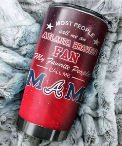 Atlanta Braves MLB Tumbler with Personalized Touch and MLB Logo - Ideal Gift for Braves Fanatics