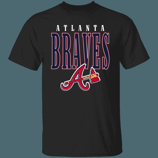 Atlanta Braves Retro 1990s MLB T-Shirt Sweatshirt Hoodie Gifts for Baseball Fans - Vintage Style - Image 3