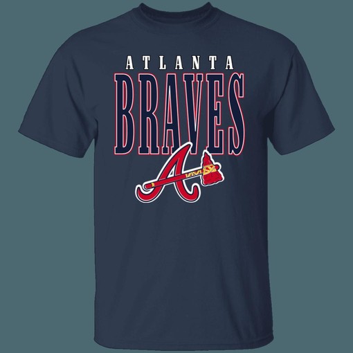 Atlanta Braves Retro 1990s MLB T-Shirt Sweatshirt Hoodie Gifts for Baseball Fans - Vintage Style - Image 4