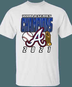 Atlanta Braves Retro MLB T-Shirt Sweatshirt Hoodie Gifts for Baseball Fans - 2021 World Series Champions