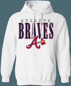 Atlanta Braves TOMAHAWK Vintage MLB Hoodie Sweatshirt Shirt Gifts for MLB Fans - Vintage Style