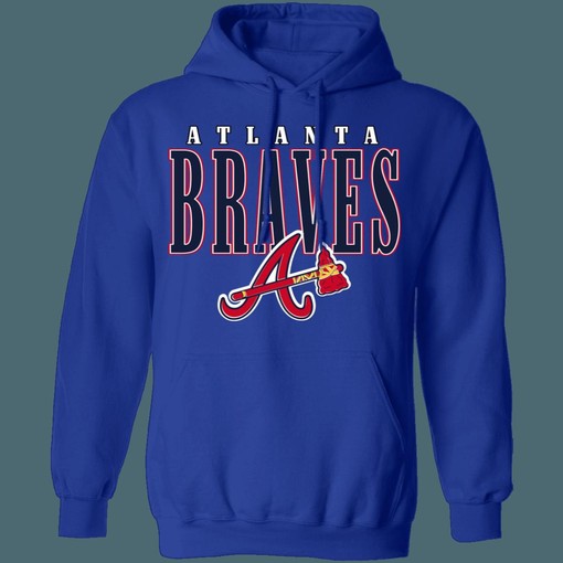 Atlanta Braves TOMAHAWK Vintage MLB Hoodie Sweatshirt Sport Shirt - Vintage Style - Image 3